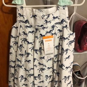 NWT Gymboree zebra tunic. 4t